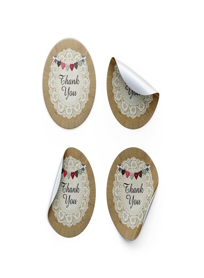 D2C GiftWrap Thank You Printed Sticker D3, Ideal for Gift Wrapping, Holiday Card, Greeting Card, Decor, Corporate Gifts (60) - Image 1